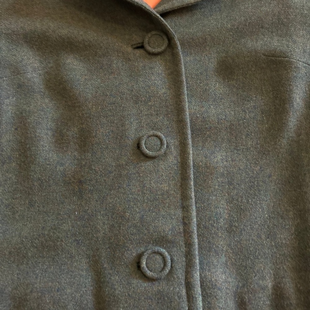 Pendleton Forest Green Jacket With Vibrant Orange… - image 3